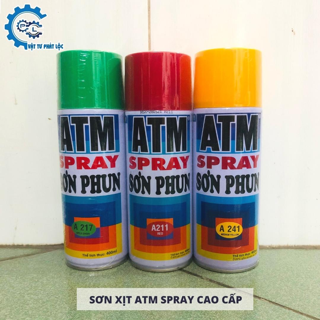 Sơn xịt ATM đủ màu tiện lợi 400 ml