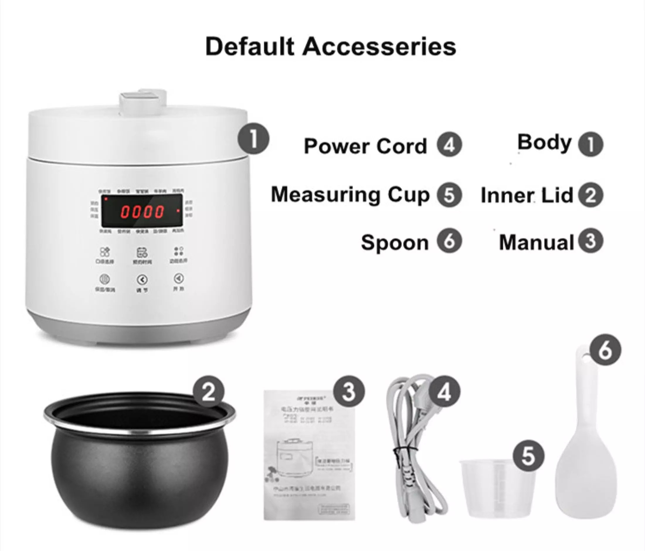 Nồi cơm áp suất mini - nấu cháo, nấu cơm siêu mềm AS-M02