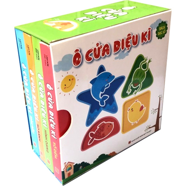 Sách: Bộ Hộp Ô Cửa Kì Diệu - (Sách Đục Lỗ) (Bộ 4 Cuốn )