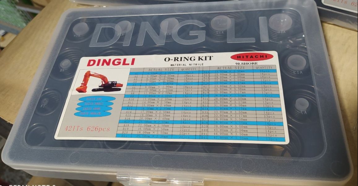 Hộp sin chỉ cao su dùng cho máy XÚC HITACHI ( DINGLI)