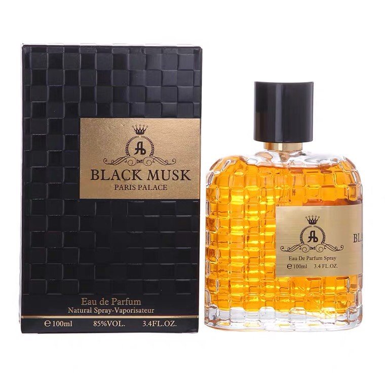 Nước Hoa Nam Nữ Cao Cấp Black Musk Paris palace chai 100ml Hương Tinh Dầu Nước Hoa Phù Hợp Cả Nam Và Nữ