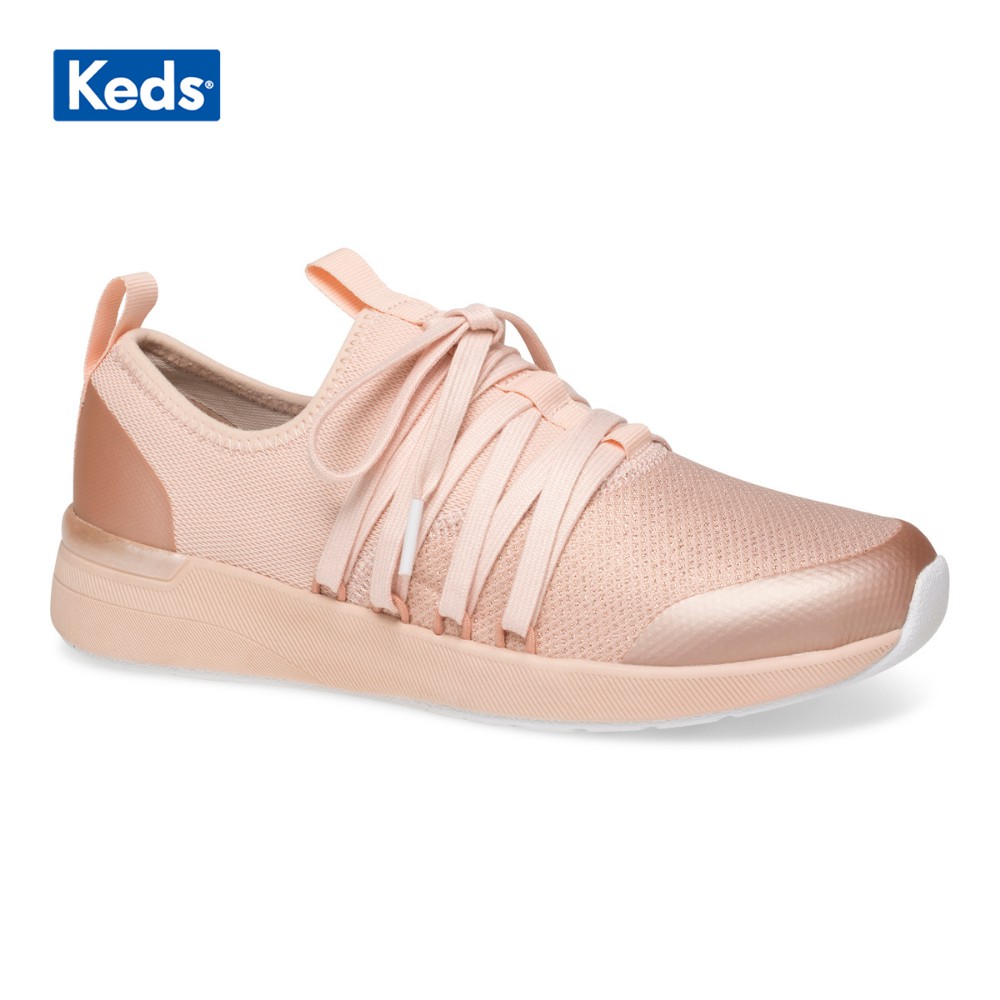 Giày Lười Slip On Keds Nữ - Studio Flash Mesh Rose Gold - KD060346