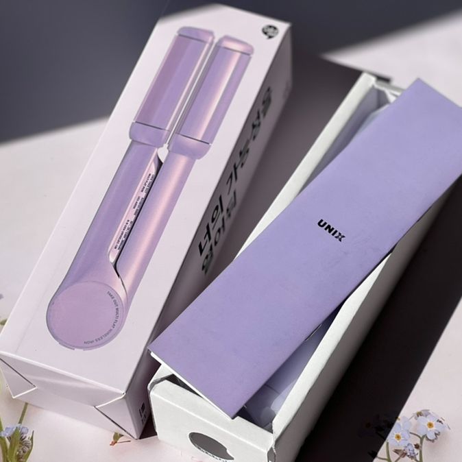 Máy uốn duỗi ép tóc mini Unix không dây Hàn Quốc Takeout vodana