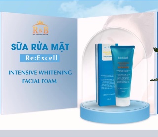 intensive whitening facial foam