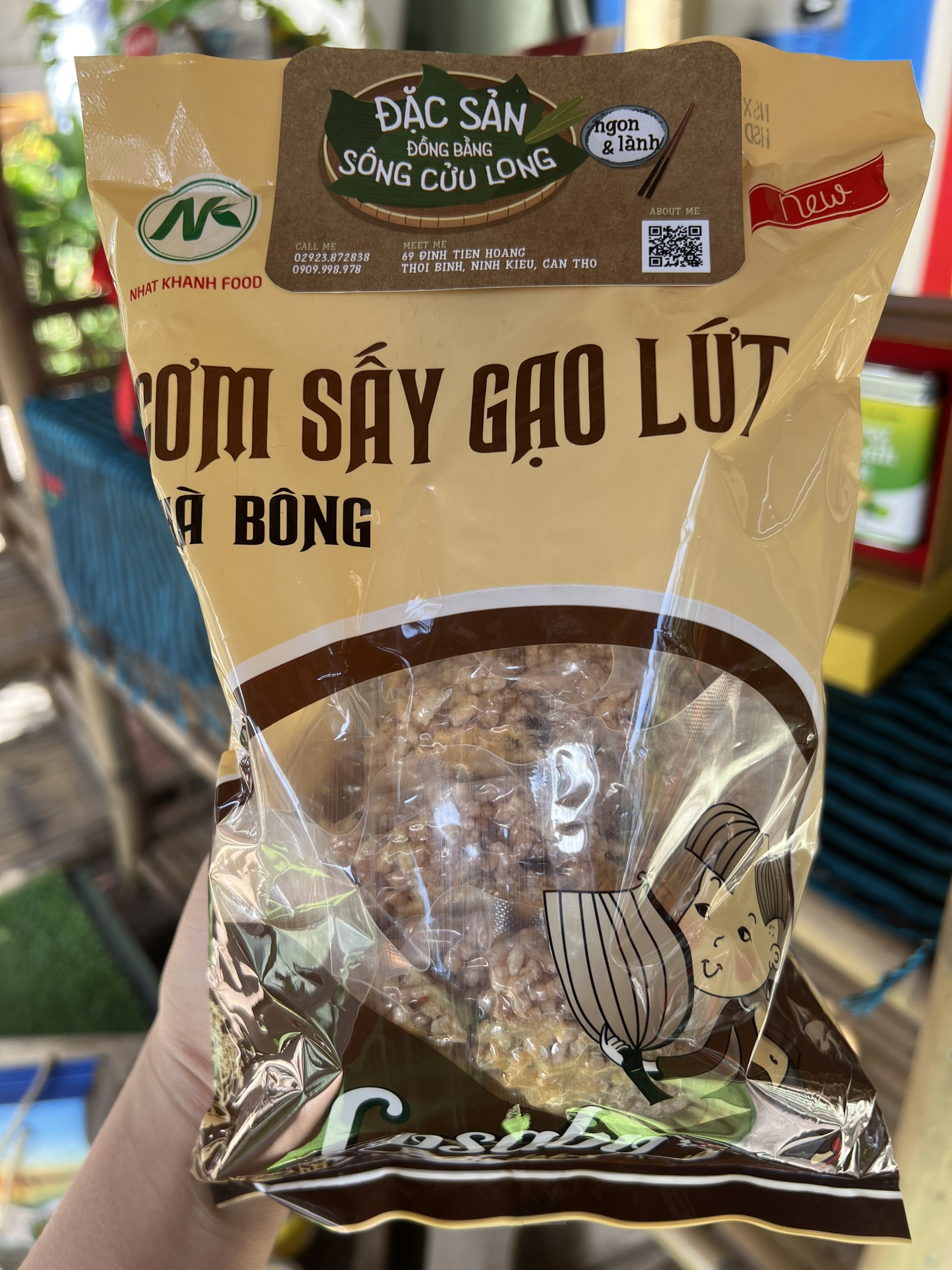 Cơm sấy gạo lứt chà bông Nhật Khánh gói 150g