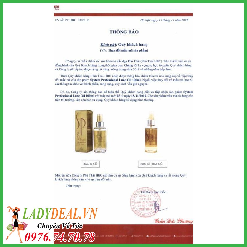 Tinh Dầu Phục Hồi Tóc Wella Sp Keratin 100ml