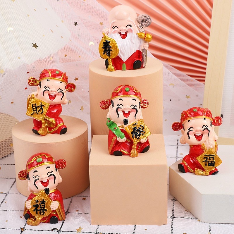 Bộ tượng 5 ông thần tài ngũ phúc