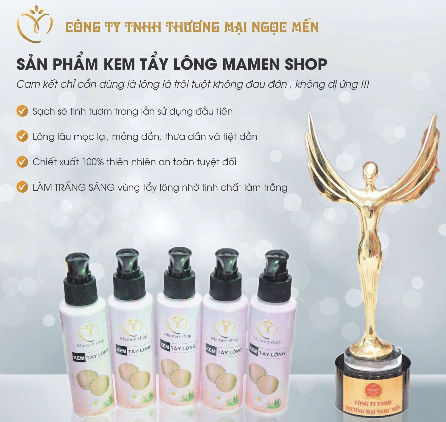 Kem triệt RÂU LÔNG Vĩnh Viễn Thảo Dược 120ml (Chính Hãng)