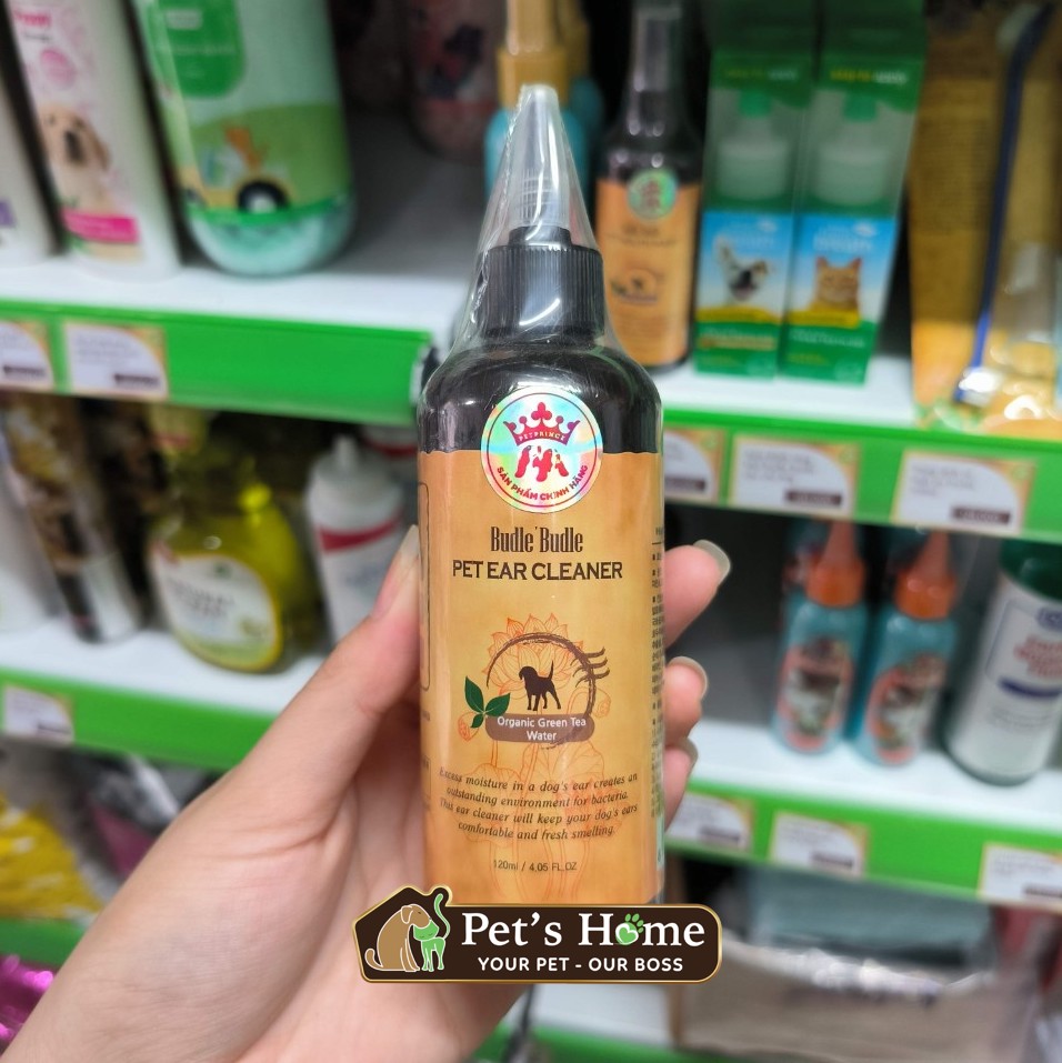 Dung dịch vệ sinh tai Budle Budle cho chó 120ml