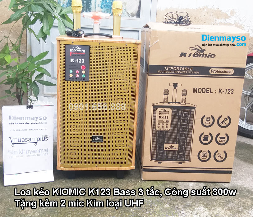 Loa kéo di động Kiomic K123