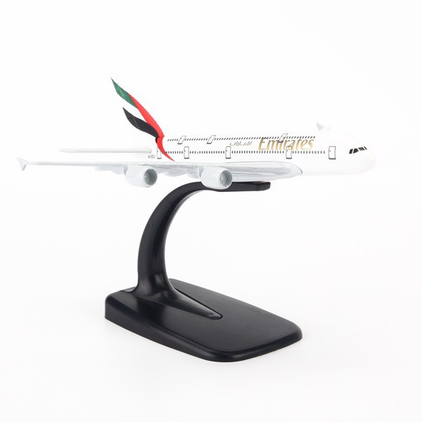 Mô hình máy bay Emirates Airbus A380 16cm Evefly