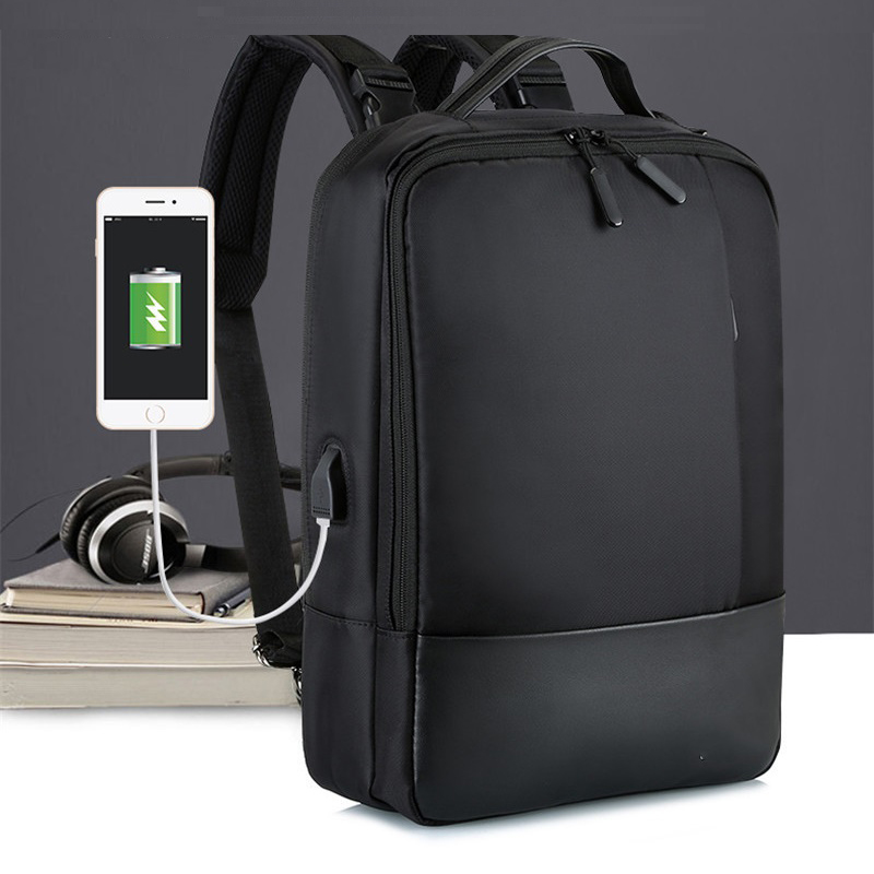 Balo Nam Cao Cấp Ohazo Đa Chức Năng, Balo Đựng Máy Tính Laptop, Cặp học sinh đi học Chống Nước, Chống Xước Mới 2021 - Ba lô đi học Tặng kèm cáp sạc USB, Có quai xách bên hông độc đáo - BL144