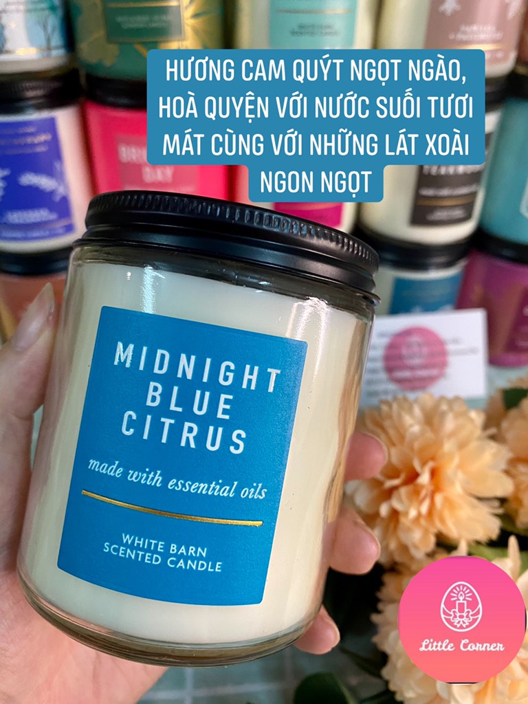 Nến thơm 1 bấc 198g BATH AND BODY WORKS - White Barn Basic