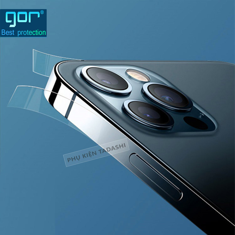 Dán Viền Iphone 14 Pro Max/ 14 Pro/ 14 Plus/ 14, IPhone 12/ 12 Pro/ 12 Pro Max, Iphone 13/ 13 Pro/ 13 Pro Max Dẻo Trong Suốt PPF Tránh Trầy Xước - Chính Hãng Gor