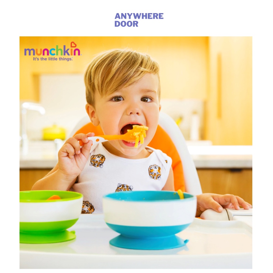 Bộ ba bát ăn chống đổ Munchkin