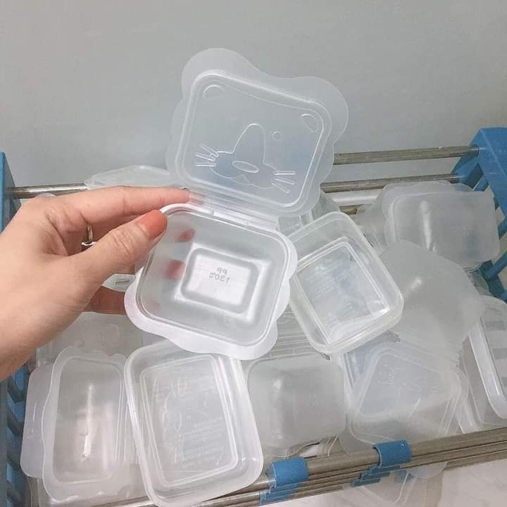 Bộ chia thức ăn richell set 10 hộp