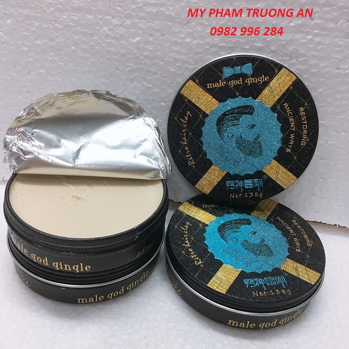 Sáp Vuốt tóc M Male God Gingle Retro Hair Clay