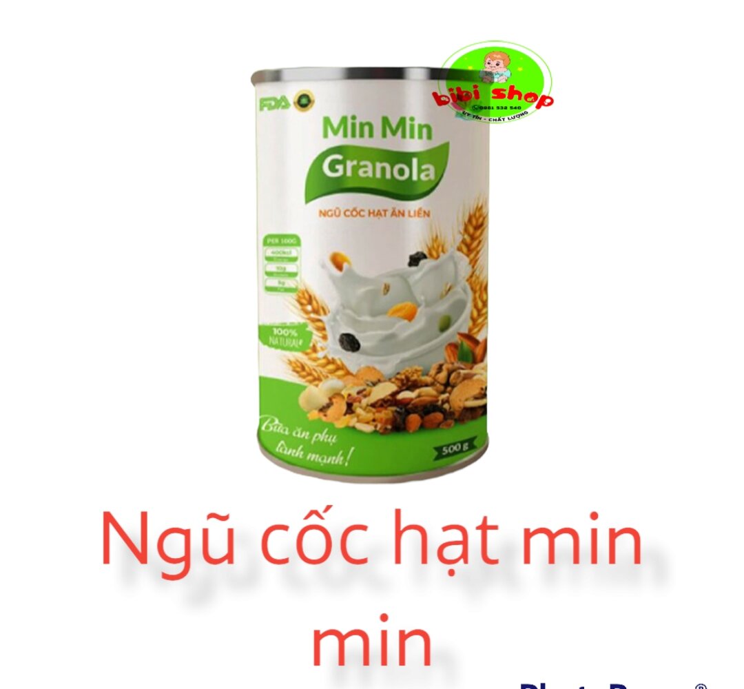 Ngũ cốc hạt min min ngũ cốc granola min min