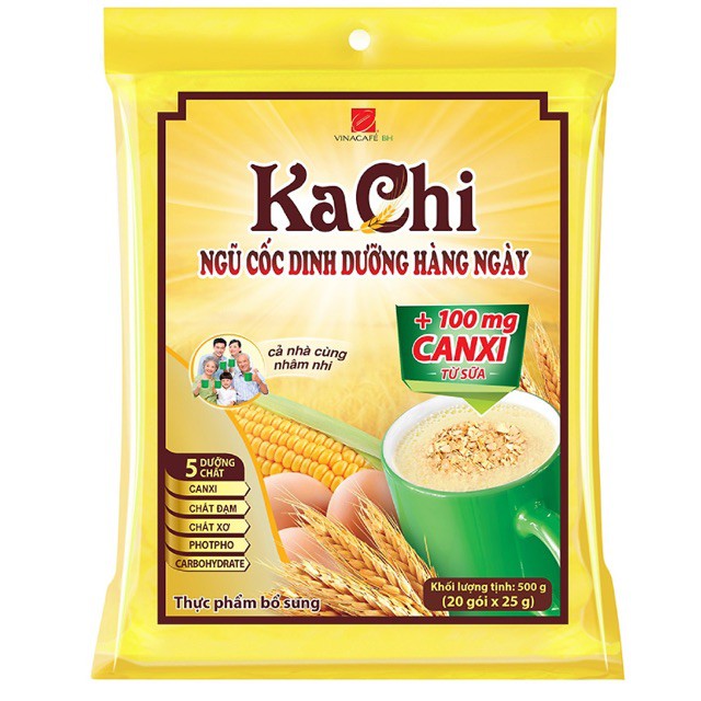 Ngũ Cốc Canxi KaChi 500g (20 gói x 25g)