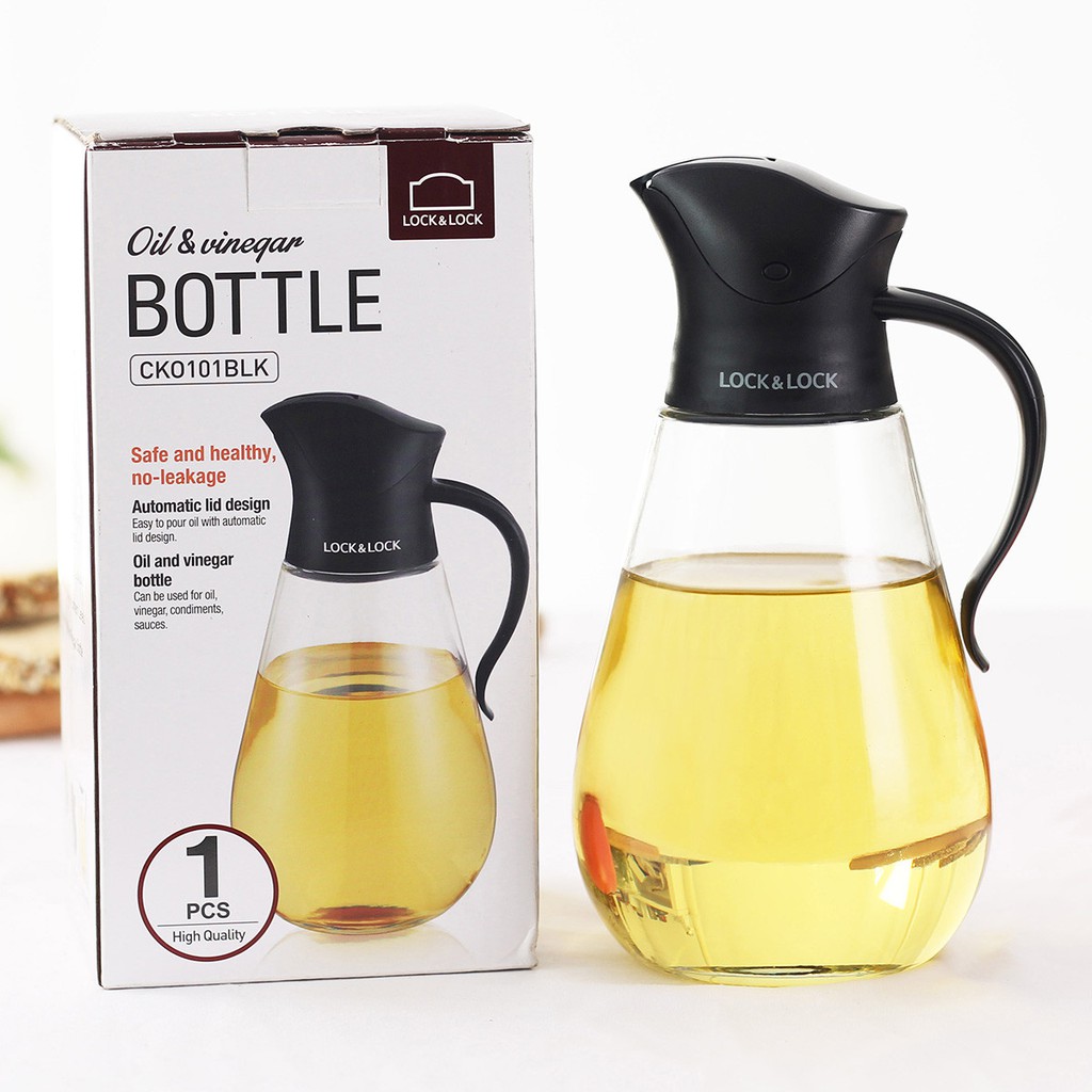 Bình Đựng Dầu Với Nắp Mở Tự Động Lock&Lock CKO101 (550ml)