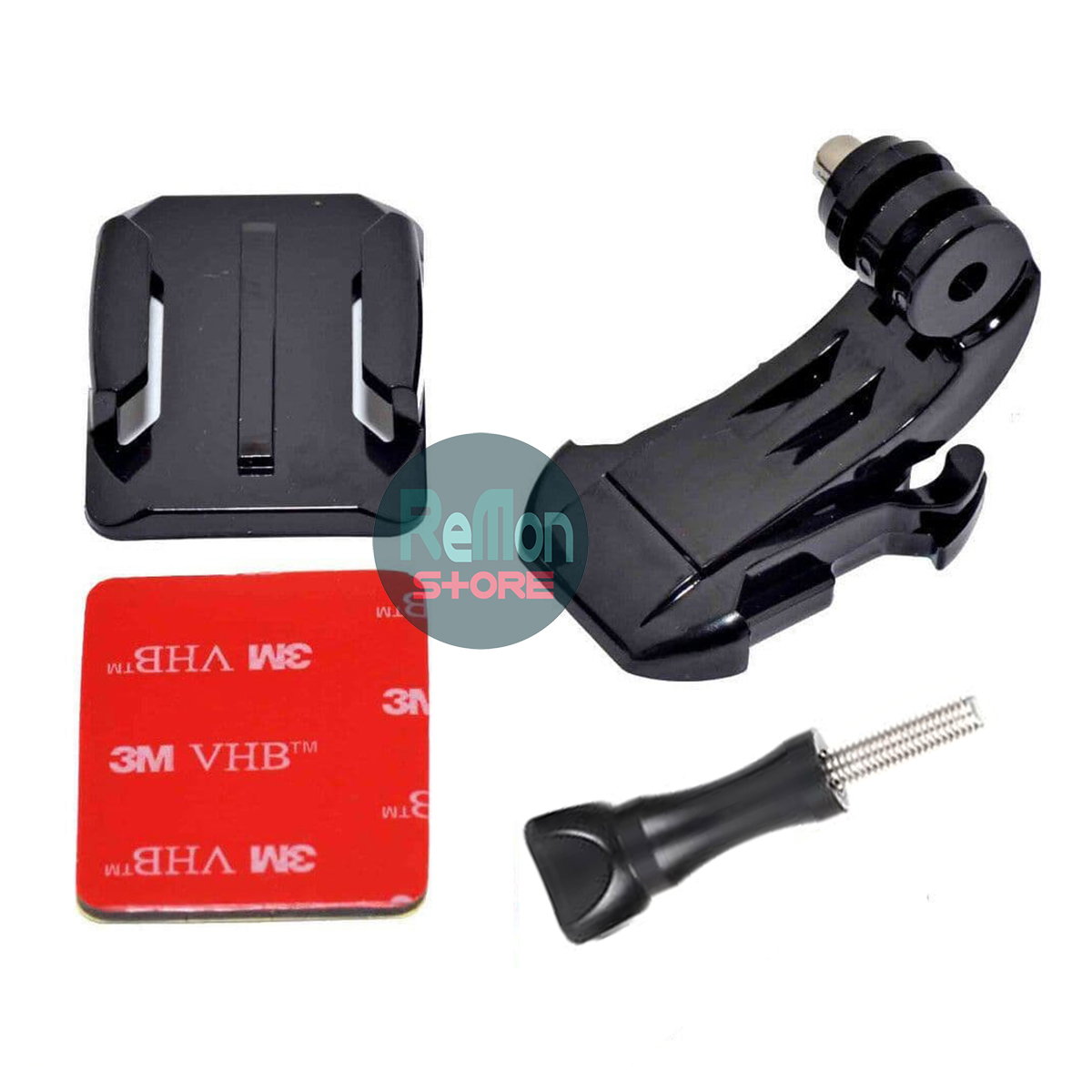 J-Hook Buckle Flat Mount with 3M Sticker for Gopro Hero action camera