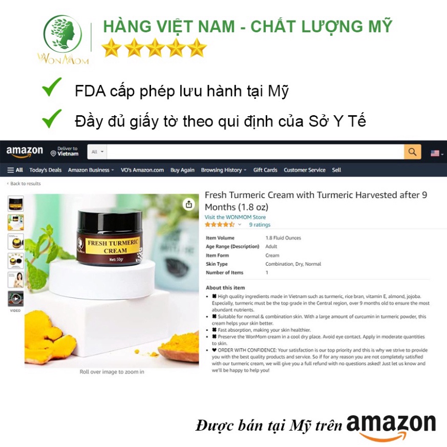 Combo trắng da, hết mụn và m toàn diện Wonmom ( 1 Sữa rửa mặt + 1 Kem nghệ tươi + 1 Serum mụn)