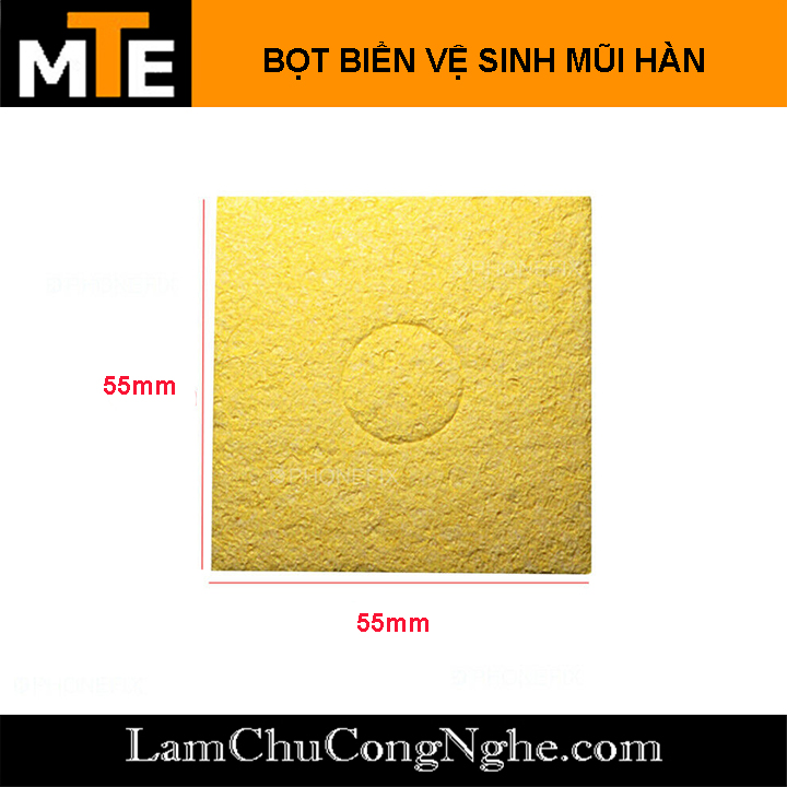 Bọt biển lau mỏ hàn, vệ sinh mũi hàn các loại