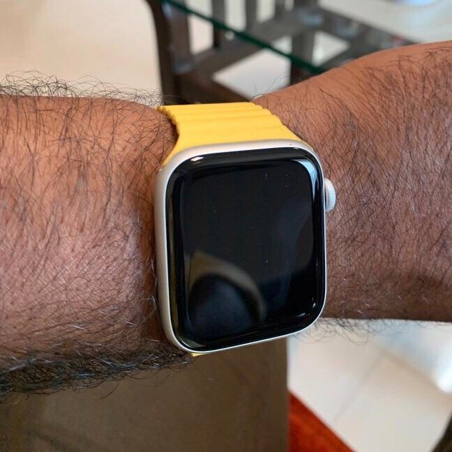 Dây Leather Loop Đồng Hồ Apple Watch Meyer Lemon (không kèm mặt đồng hồ)
