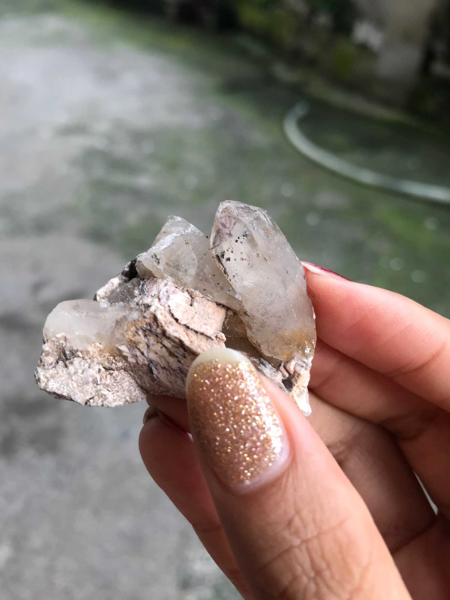 Đá Thạch Anh tự nhiên dạng bụi tinh thể