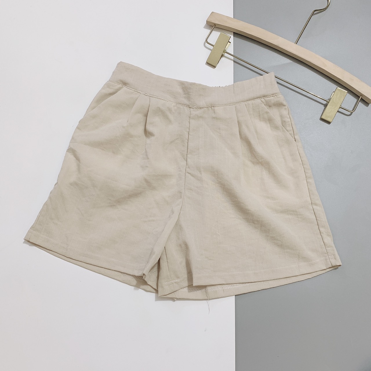 Quần đùi nữ mặc nhà, quần đùi nữ đẹp, quần sọt nữ, quần short nữ, quần sooc nữ, quần short đùi nữ Panosi chất vải đũi mềm mát - Mã Q394