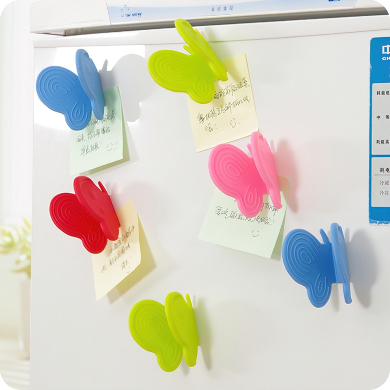 Non-slip & heat insulation butterfly-shaped silicone dish clamp