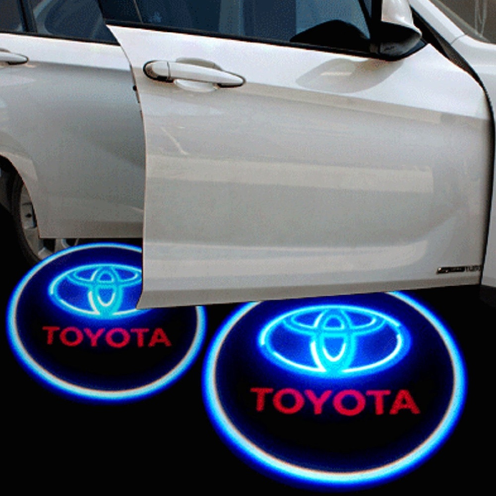 Đôi Đèn cảnh báo mở cửa chiếu Logo, thương hiệu