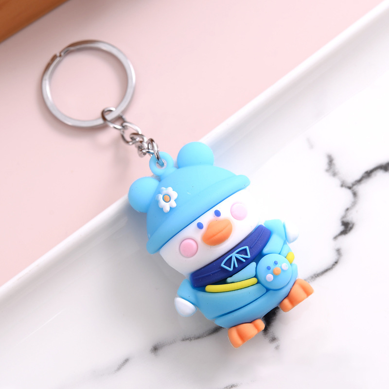 Móc khóa vịt má hồng túi đeo chéo kute