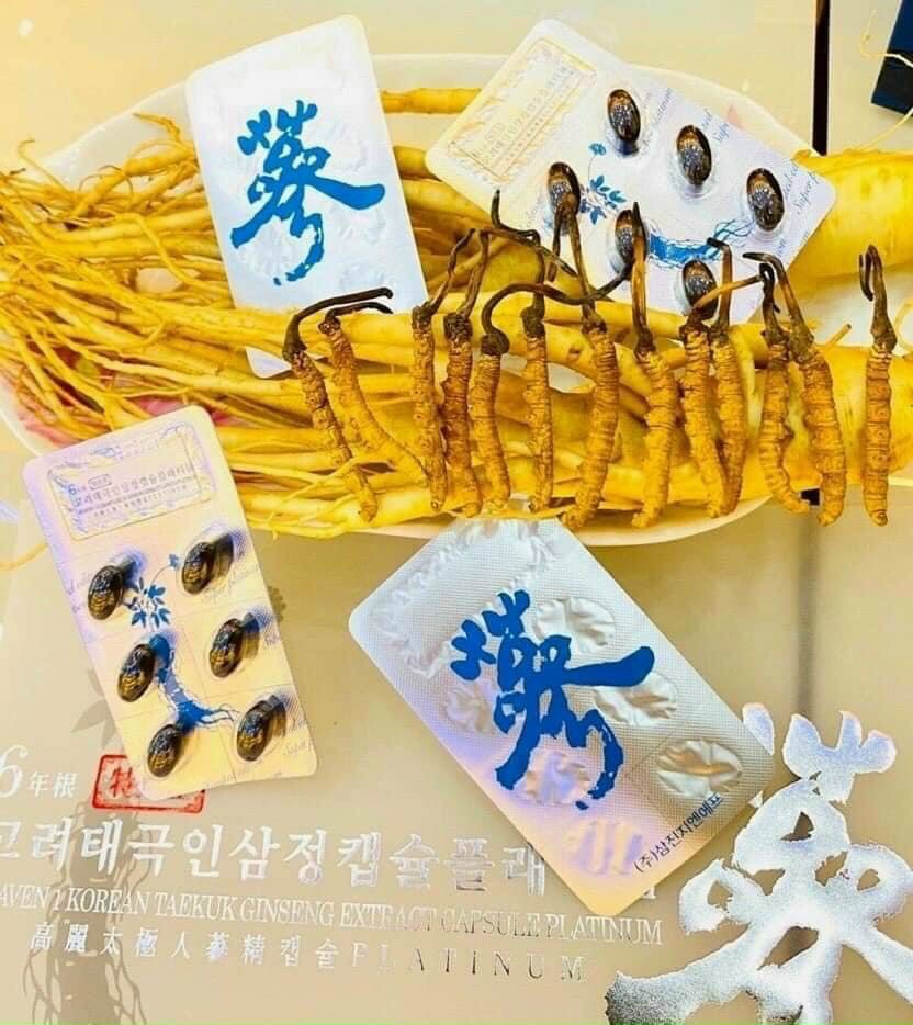 [Hàng Chính Hãng] Viên Thiên Sâm Đông Trùng Hạ Thảo 180 viên Hàn Quốc