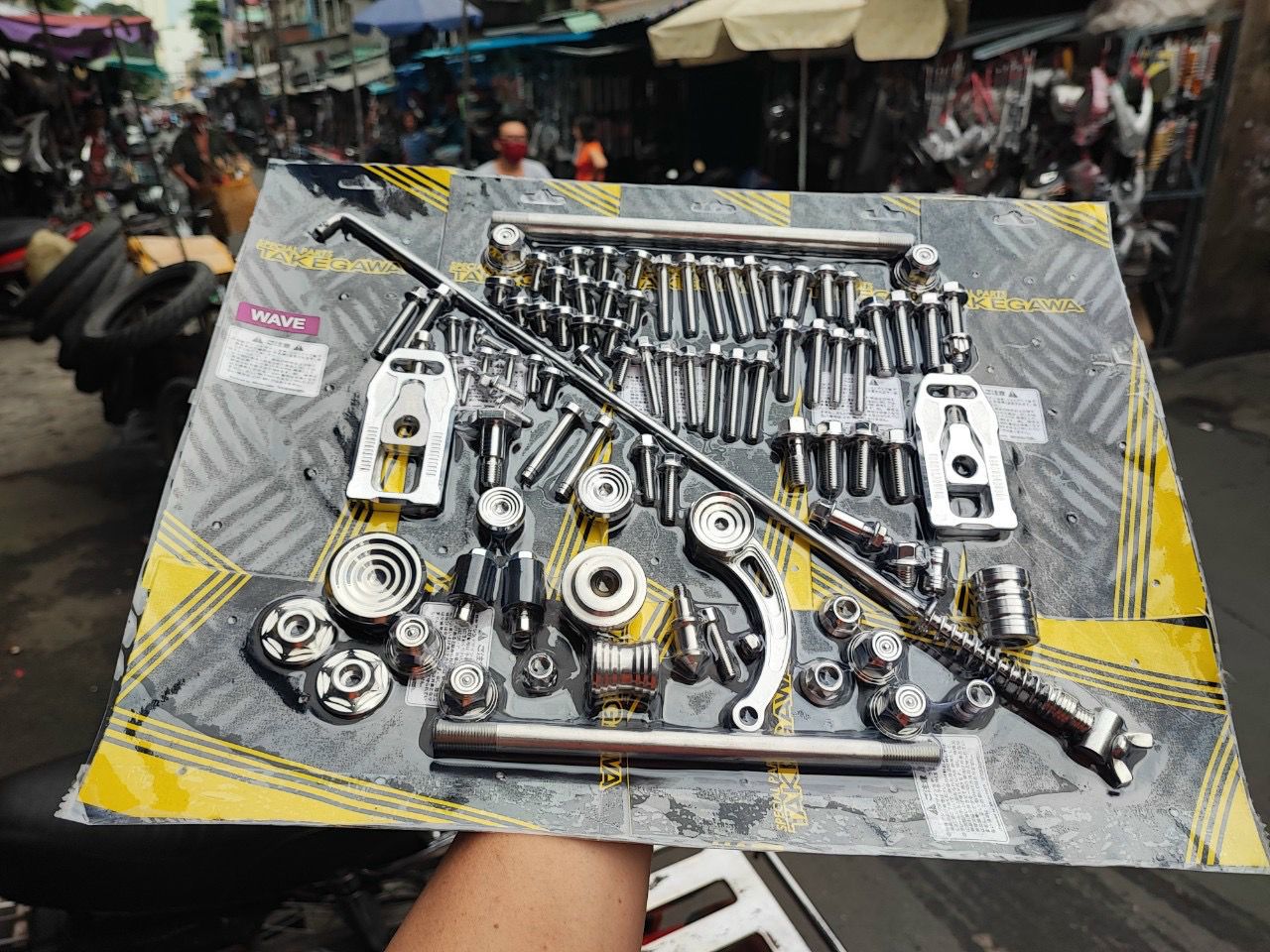 Bộ full ốc Inox- Salaya xe Wave