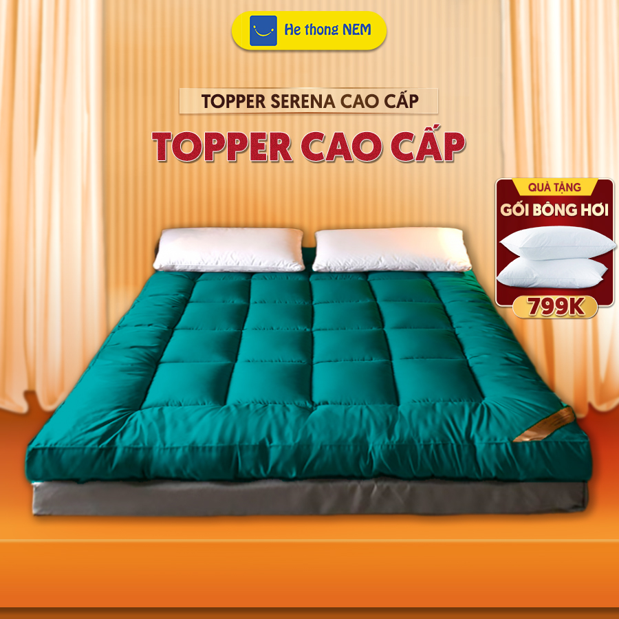 Topper mattress thick 9cm export Japanese bed luxury mattress system SERENA genuine topper mattress cushion floor coverings mattress topper