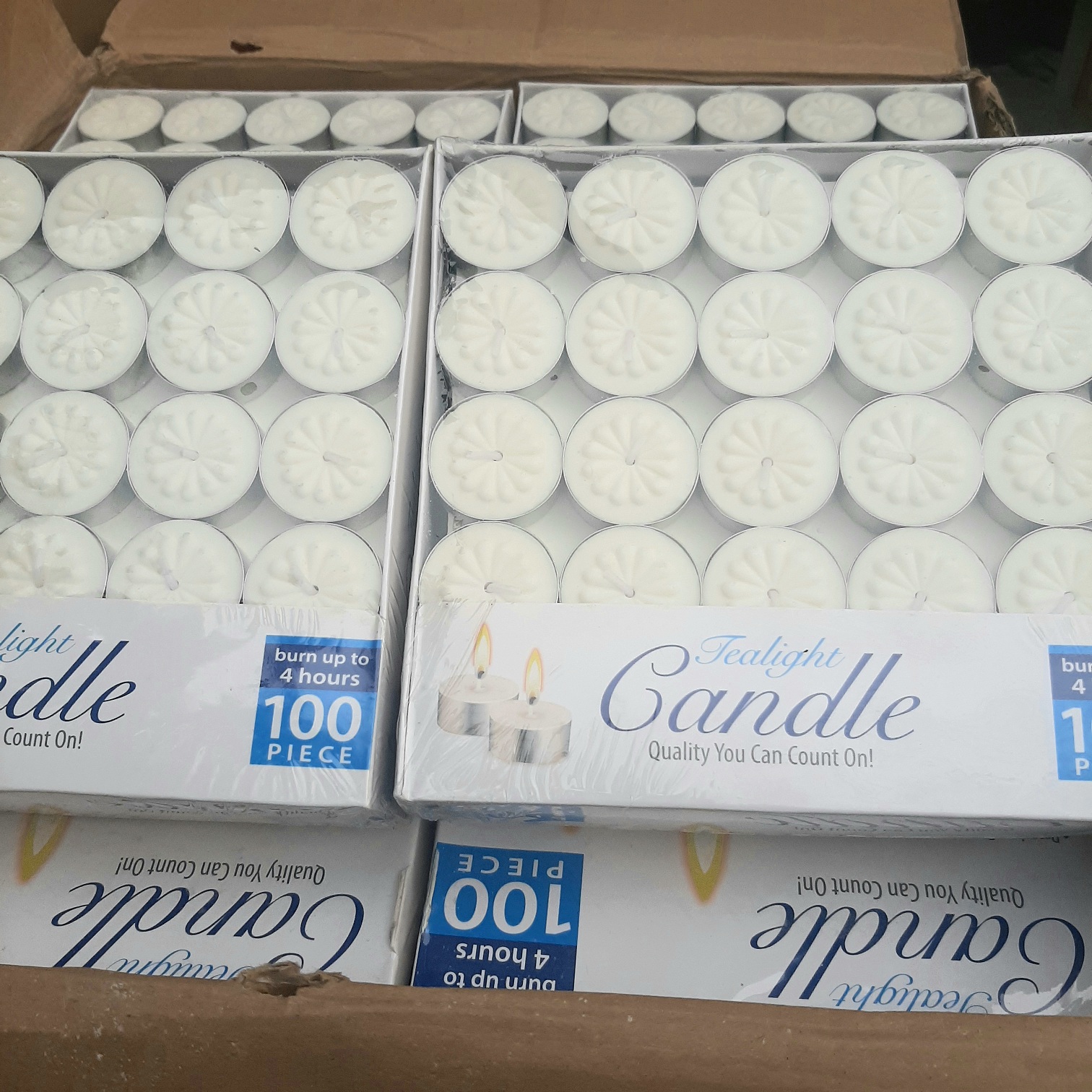 Nến Tealight 50 Viên Cháy 4 Tiếng