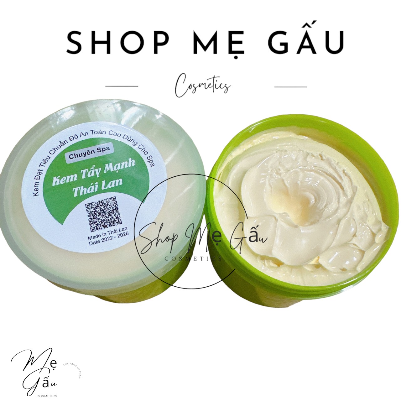 Kem cốt ủ siêu trắng 500g xanh, cốt xịn
