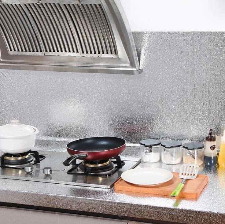GIẤY BẠC DÁN BẾP - GIẤY BẠC DÁN BẾP CUỘN 3m x 60cm