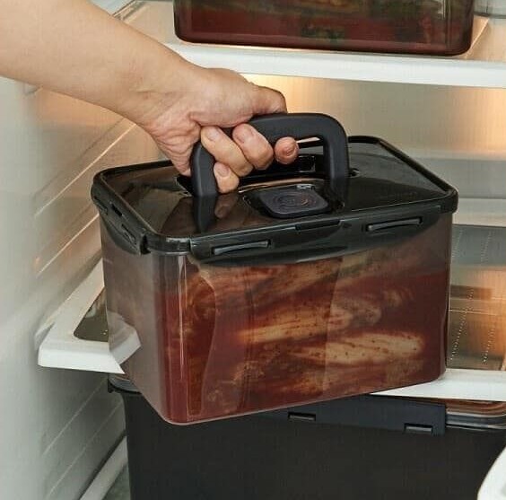 Hộp Nhựa Muối Dưa Cà, Muối Kim Chi Có Quai Xách LocknLock Breathing Kimchi Nhiều Dung Tích