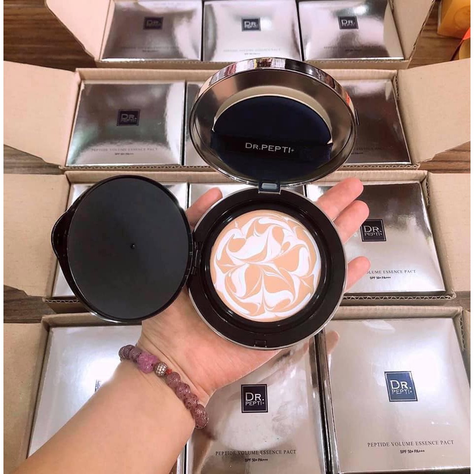 Phấn Tươi Nước DR.PEPTI Volume Essence Pact