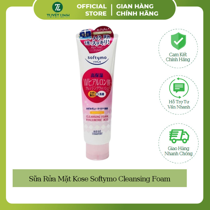 Sữa Rửa Mặt Kose Softymo Cleansing Foam