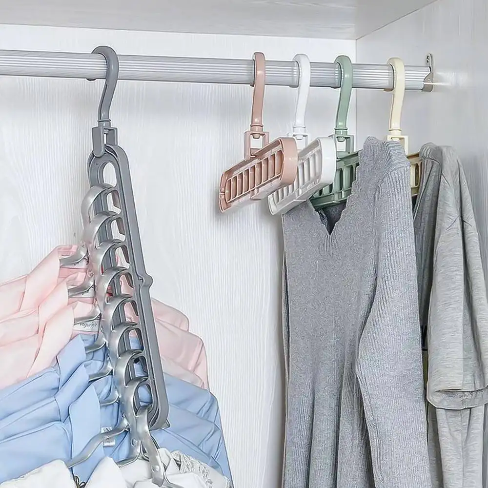 Combo 2 móc treo đồ đa năng 9 lỗ siêu tiện ích