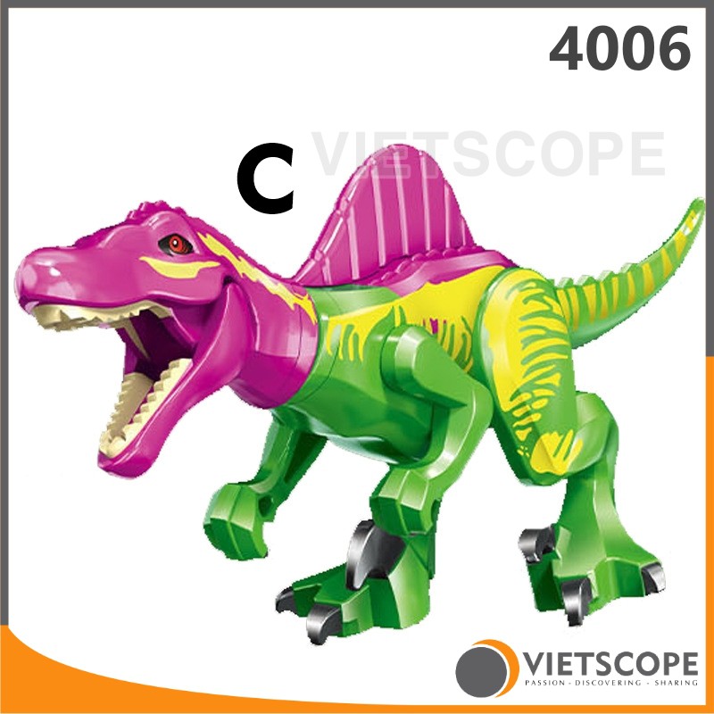 Lắp ráp khủng long Jurassic World - Non lego - 4006