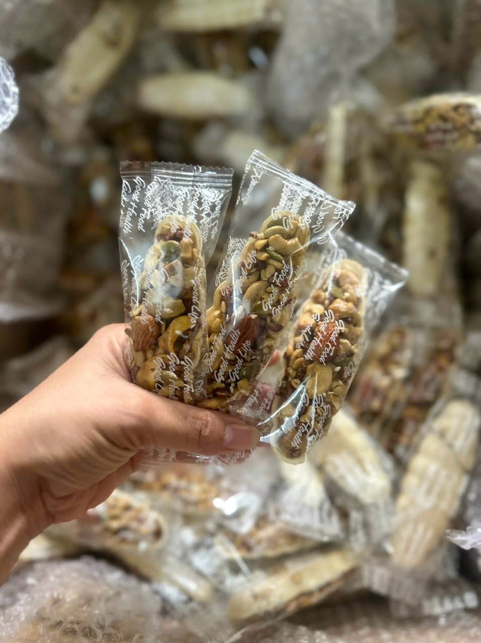 500gam Bánh thuyền mix hạt ngũ cốc
