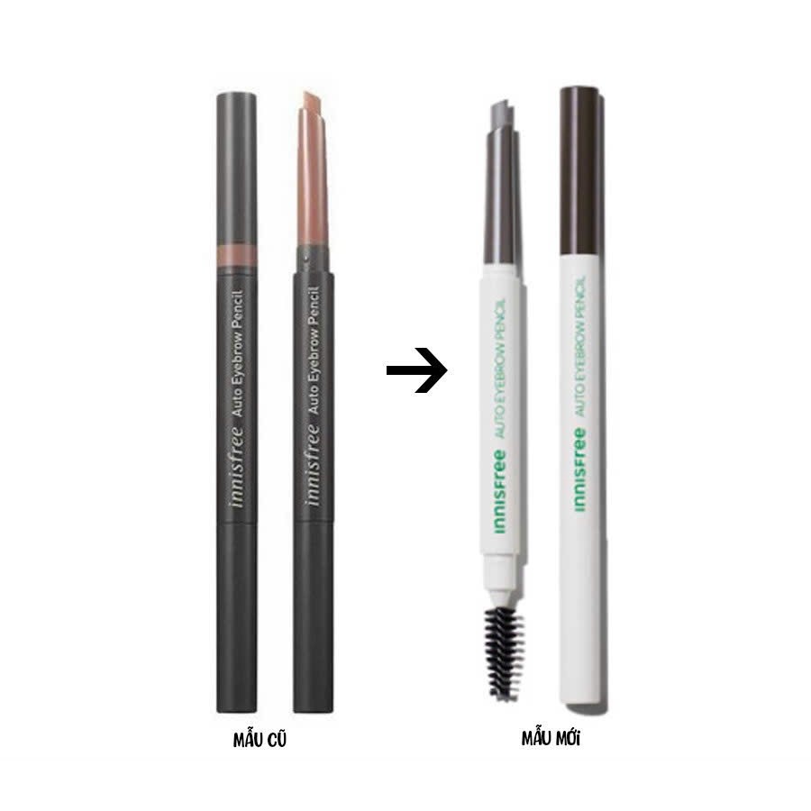 [HCM]Chì kẻ mày 2 đầu Innisfree Auto Eyebrow Pencil