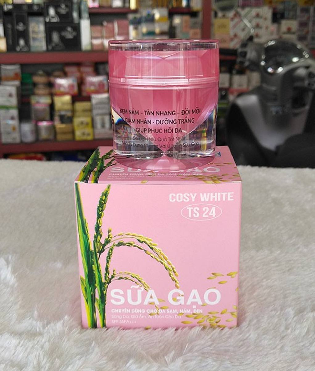[HCM]Kem nám tàn nhang đồi mồi sữa gạo COSY WHITE chuyên dành cho da đen sạm lỗ chân lông to (30g)