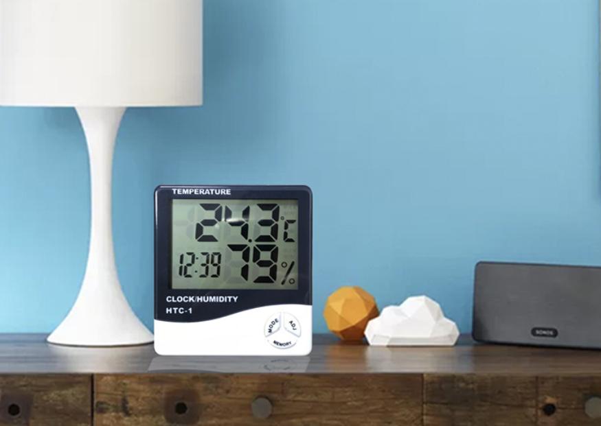 [HCM] Đồng hồ đo thân nhiệt độ ẩm HTC1