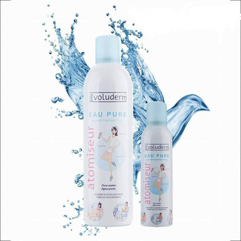Xịt khoáng Pháp Evoluderm Chính Hãng Cung Cấp Ẩm Bổ Sung Khoáng Làm Dịu Da 150ml 400ml