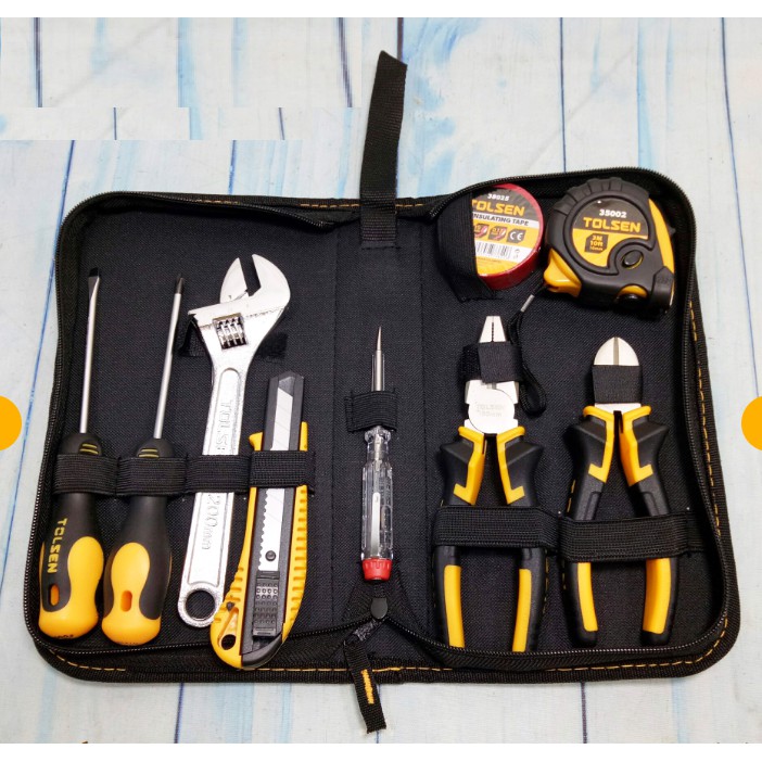 Bộ dụng cụ 9 món Tolsen 85301